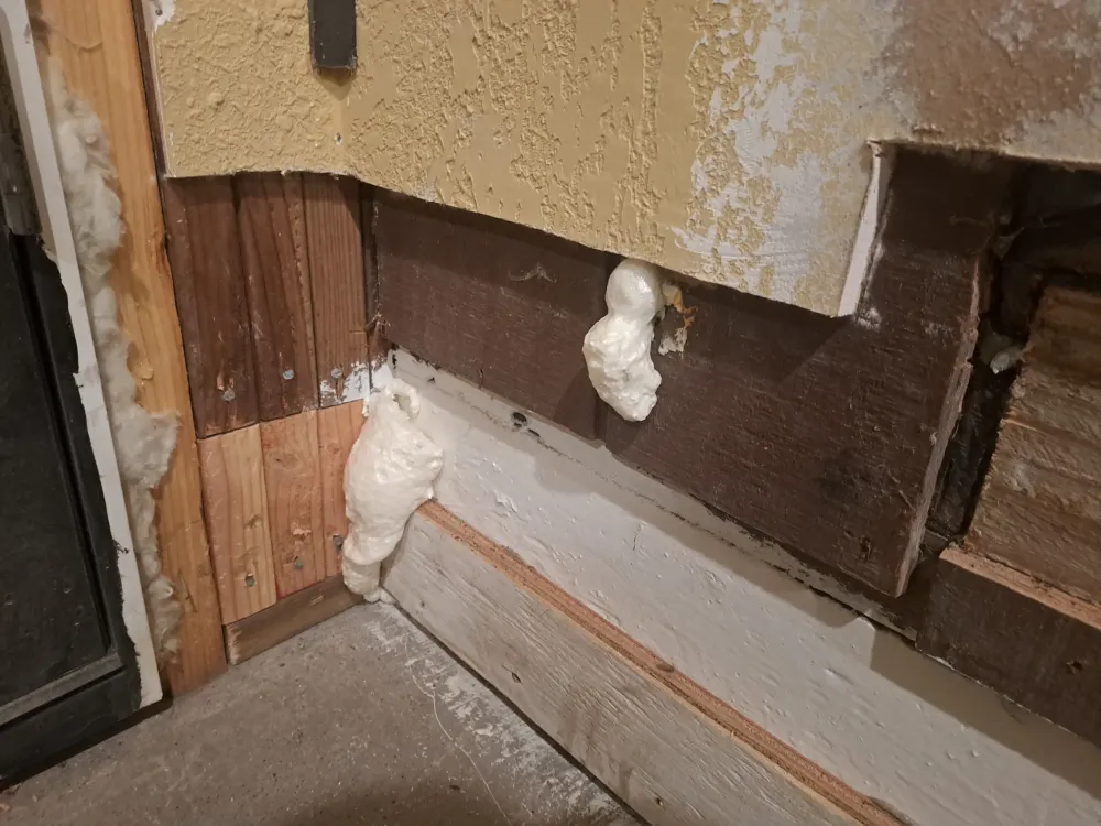 Garage water damage image